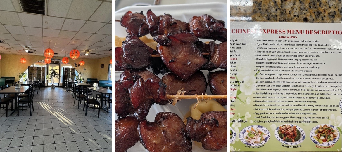 Chinese Express Menu